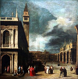 Giovanni Antonio Canal (genannt Canaletto), Venedig, Markusplatz.