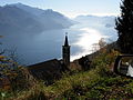 Vista panoramica dalla frazione di San Martino