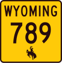 Wyoming Route Marker