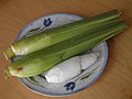 Wild rice stems