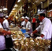 Bakdash (ice cream parlor) in the old souk in Damascus, Syria