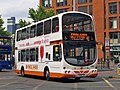 Finglands Wright Eclipse Gemini bodied Volvo B7TL on route 41 in July 2008