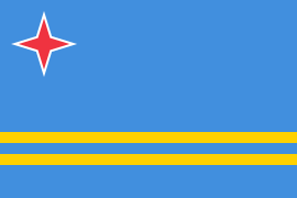 Le drapeau d'Aruba, adopté le 18 mars 1976, a été partiellement conçu par Whitney Smith.