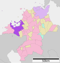 Lokasi Fukuoka (فوكواوكا) di Fukuoka