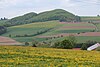 Blick vom Gebiet nördlich der Ebersburg (etwa bei Hettenpaulshof) zum Giebelrain