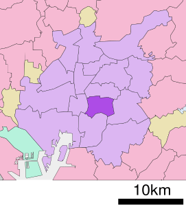 Lokasi Mizuho di kota Nagoya