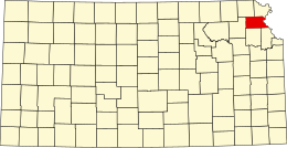 Contea di Atchison – Mappa