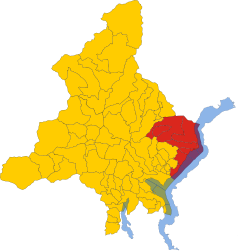 Unione di comuni del Lago Maggiore – Mappa