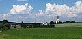 Das Dorf Obermögersheim markiert im Südosten die Grenze zum Landkreis Weißenburg-Gunzenhausen.