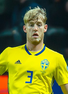 UEFA EURO qualifiers Sweden vs Romaina 20190323 Filip Helander 14 (cropped).jpg