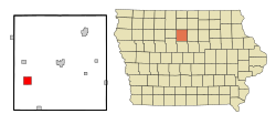 Location of Eagle Grove, Iowa