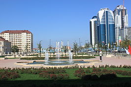 Stadsbeeld van Grozny