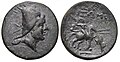 Монета на цар Арсамес I, 240 BC