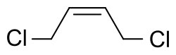 Strukturformel von cis-1,4-Dichlor-2-buten