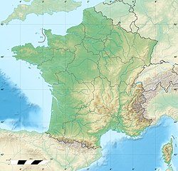 リヨン歴史地区の位置（フランス内）