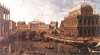 Canaletto: Capricho palladiano