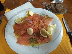 Swedish gravlax