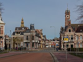 Stationsstraat vanaf Emmaplein