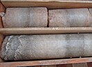 نمونه‌هایی گرفته شده از عمق سنگ نمک، در لائوس