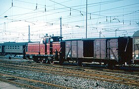 V 60 im Rangierdienst in Heilbronn Hbf (1960)