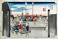 《東海道五十三次》・日本橋 浮世繪畫師歌川廣重繪