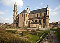 2010 : abbatiale de l'ancienne abbaye de Ninove partiellement détruite.