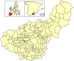 Location o Churriana de la Vega