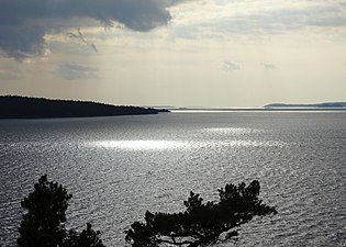 Fåglaröfjärden och Mysingen sedd från Havtornsudd