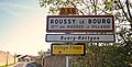 鲁西堡（法语：Roussy-le-Bourg）的双语地名标志