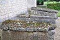 Sarcophagi in the park of the abbey