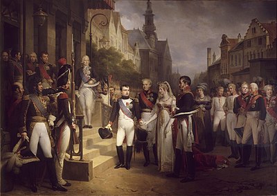 提尔西特会议中个拿破崙。