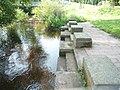 Waschtreppe am Glan bei der Dietschweiler Mühle (Pfalz)