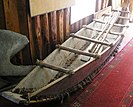 A dalca, a type of boat used in the expedition.