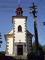 Kaple Nejsvětějšího Srdce Páně z 30. let 20. století v Třebíči-Sokolí