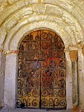 Sant Serni de Meranges -kirkon ovi.
