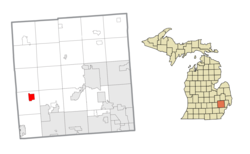 Location within Oakland County