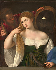 La Femme au miroir (Louvre).