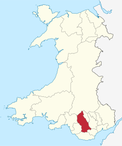 Distretto di contea di Rhondda Cynon Taf – Localizzazione