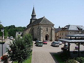 The church in Saint-Ybard