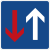 Oncoming traffic must give way (DE)