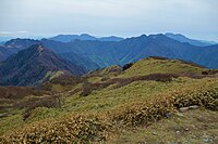 笹ヶ峰から伊予富士・寒風山・瓶ヶ森・石鎚山