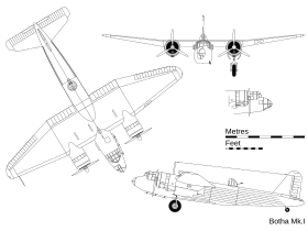 vue en plan de l’avion