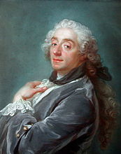 グスタフ・ルントベルク「フランソワ・ブーシェの肖像（Portrait of François Boucher）」1741年