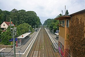 Bahnhof Essen-Stadtwald, Blickrichtung Nord