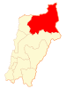 Map of Diego de Almagro commune in Atacama Region