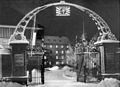 Das Portal zur Filmstaden in Solna um 1930