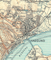 Map of Hadsund from 1937.