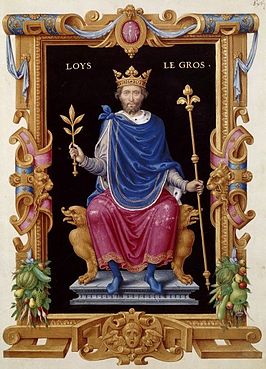 LOYS LE GROS, Lodewijk de Dikke (16e eeuw), Recueil des rois de France, Jean Du Tillet, BnF