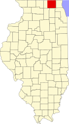 Contea di McHenry – Mappa