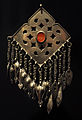 Image 8Turkmen woman's jewelry, metal and cornelian, 20th century. Musée du Quai Branly, Paris, France. (from Culture of Turkmenistan)